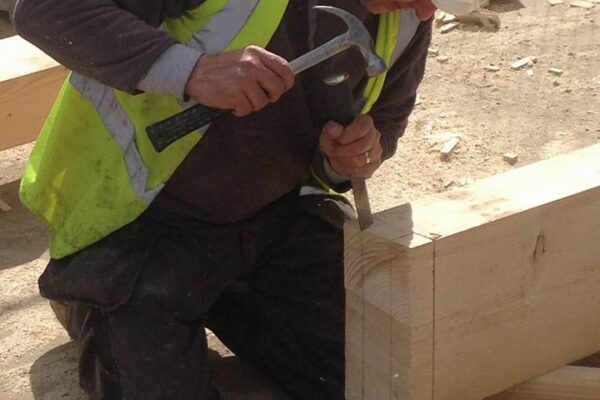 Hand making King Trusses