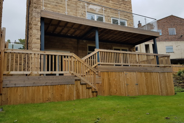 Fencing & Decking installed in Baildon